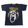 Nirvana Black T-shirt Single Stitch Vintage Regular Short Sleeve Mens