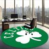 Boston Celtics (5) Ofis için Yuvarlak Halı Ofis, Yatak Odası, Oturma Odası ve Ev Alanı için Dekoratif Yer Halısı