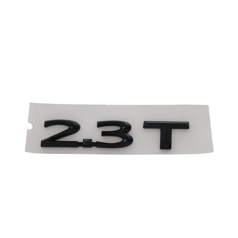 3D Premium 2.3T 2.3 T Letters for car Fender trunk Rear Bonnet Decal Emblem Badge Sticker