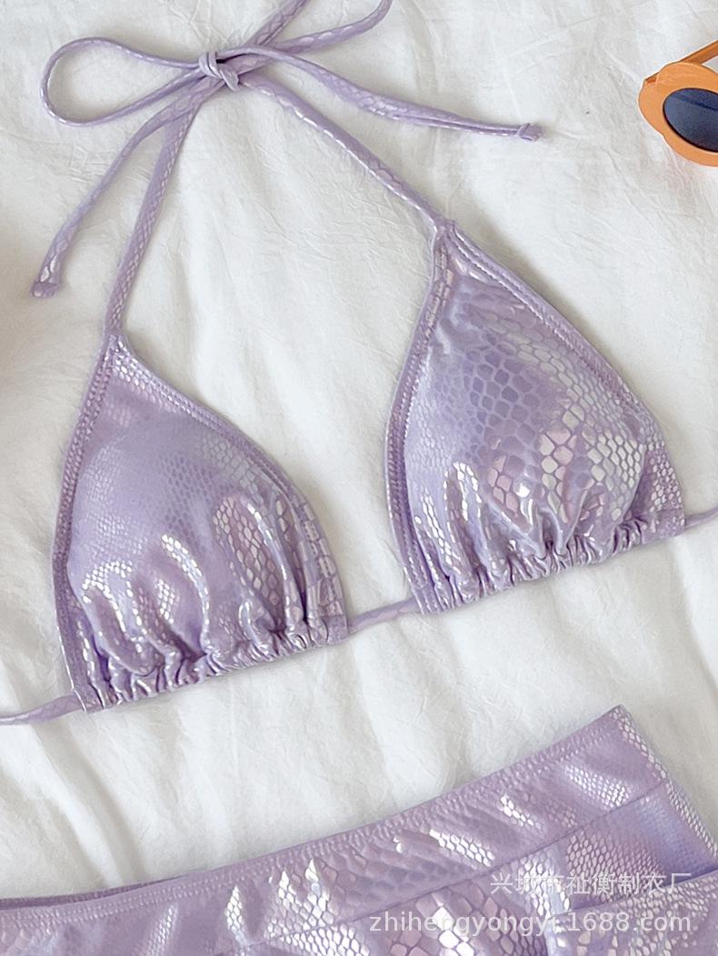 

Zhiheng 22018 Европейский и американский женский купальник бикини халтер в стиле юбки M лаванды фиолетового