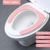 Heating Toilet Seat Intelligent Constant Temperature Household Toilet Seat Waterproof Winter Adsorption Heating Toilet Cover Toilet Sticker