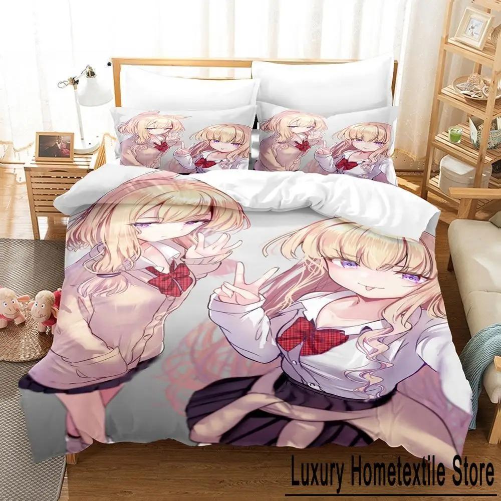 3D-print Anime - Azur Lane Sängkläder Set Enkel Tvåbädds Full Queen King Size Sängkläder Set Vuxen Barn Sovrum Påslakan Set Lakan set