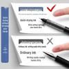 Quick-Drying 0.5mm Rollerball Gel Pen, Large Capacity, Black Ink, Ideal for Signing, Office, and Exams.