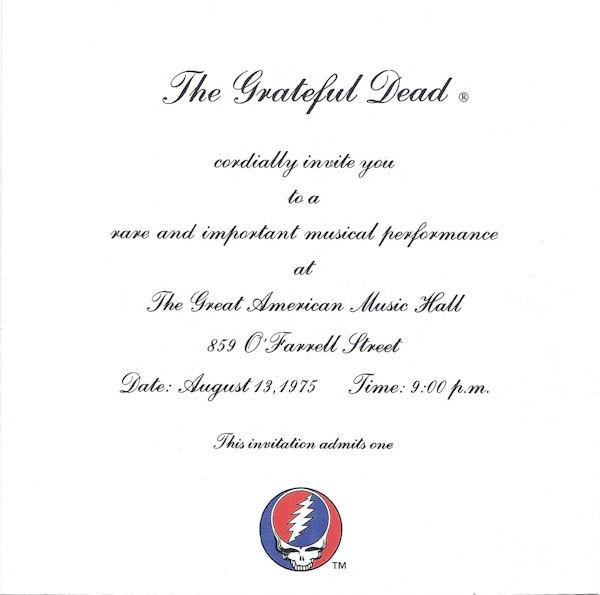 

CD GRATEFUL DEAD - One From The Vault R278945 Rhino Records 2004 Japan Rock Used