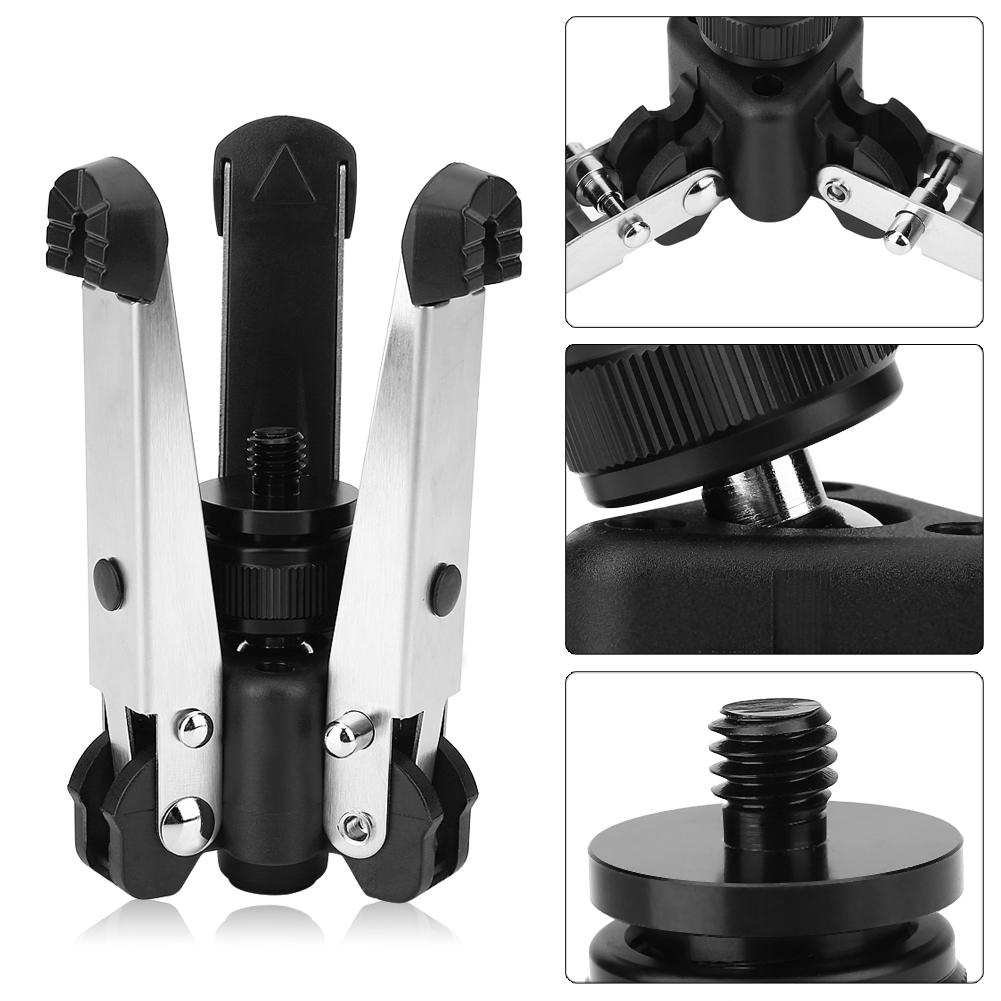 Universal Mini Three Feet Support Stand Tripod Monopod Base with 3 8in Mounting Screw