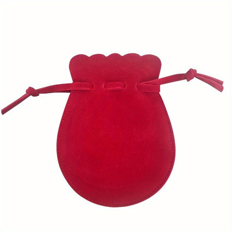 10pcs Elegant and Simple Gourd Bag, Jewelry Storage Bag, Bridesmaid Bead Storage Gift Bag, No Print, Drawstring Gift Storage Bag