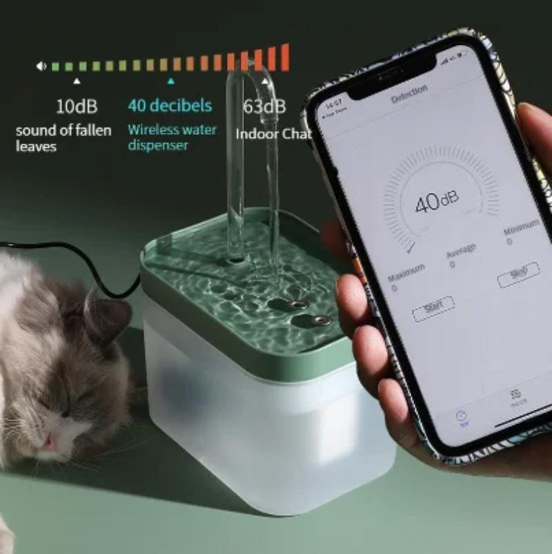 USB Electric Mute Cat Drinker 1.5L Recirculate Filtring Drinker Pet Water Dispenser Auto Filter for Cat Water Fountain