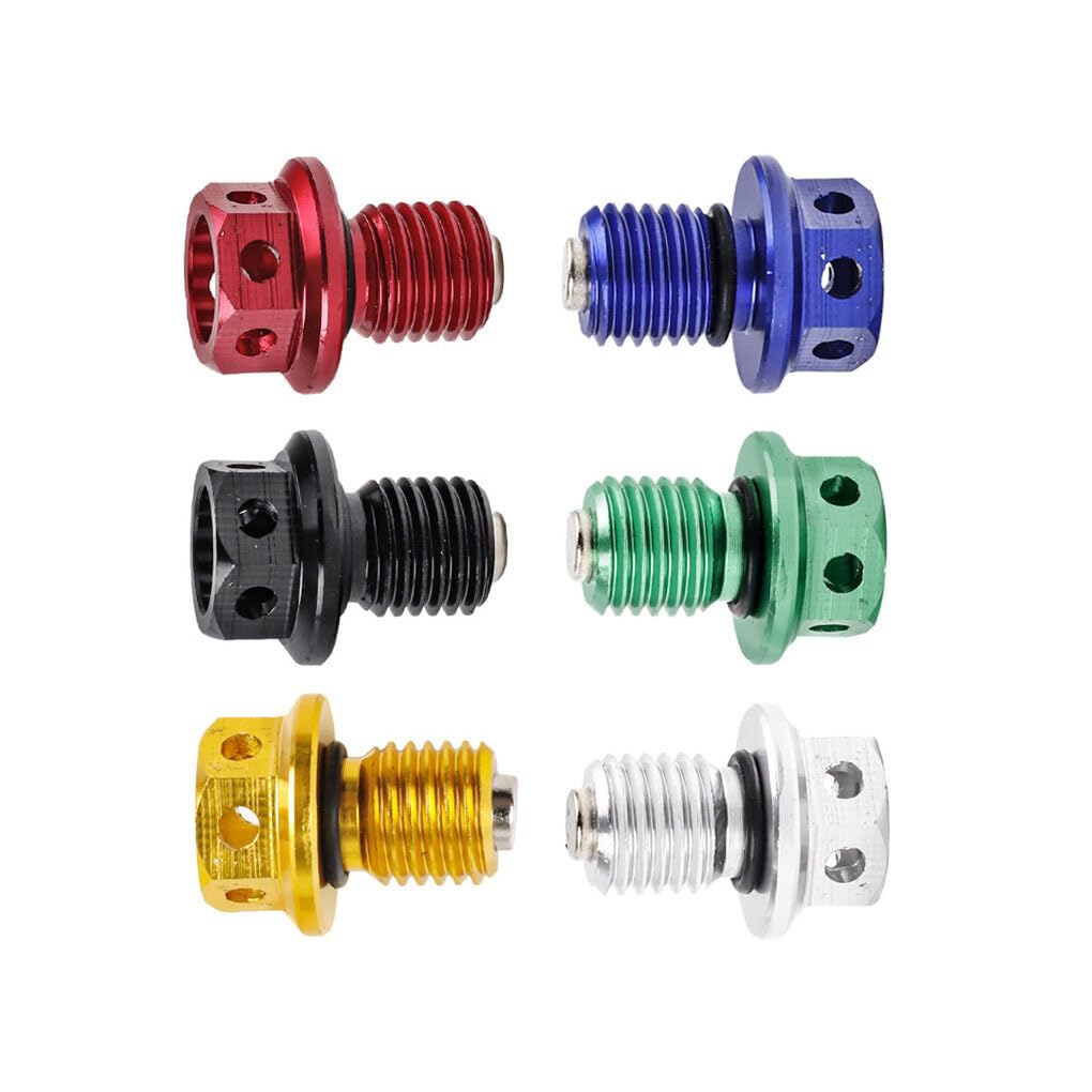 Generic M12 ATVs Motorcycle Drain Nut Screw Motorcycle Correction Screw Replacement Part Professional Accessories, Green
