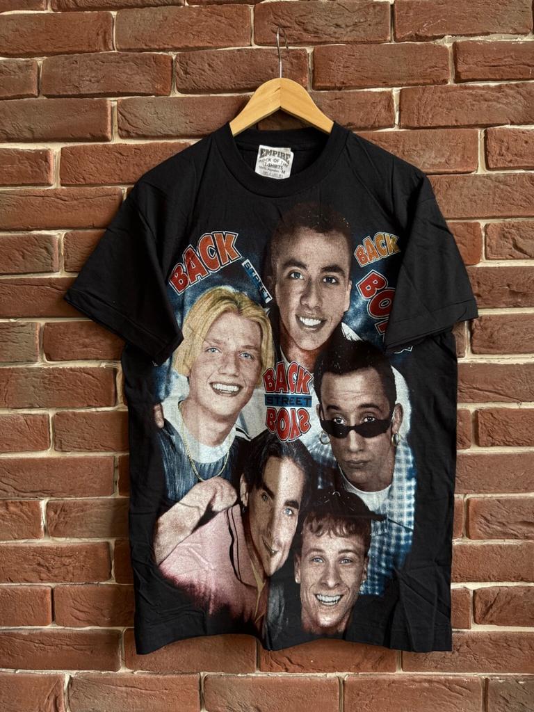 Vintage 90s Backstreetboys Pop Band Rare Rap Tee Hype m black Unisex T-Shirt