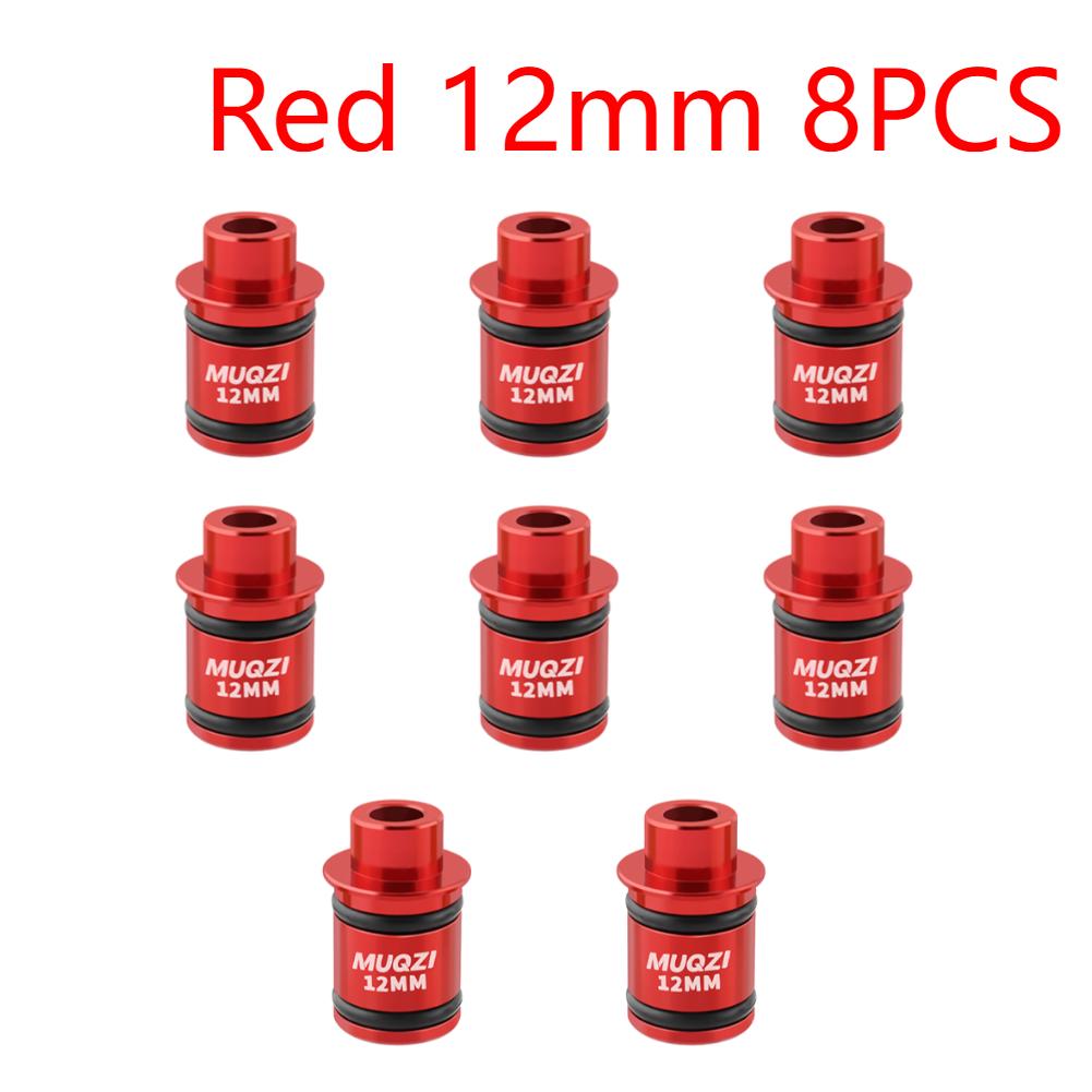 3-10PCS Aluminum Alloy Bike Hub Thru Axle Adapter Quick Release Stable Bike Hub Converter Bike Thru Axle Quick Release Adapter