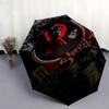 1pc Ghost Faith Automatic Open, Windproof, Compact Travel Umbrella, Gift for Birthday, Christmas, Business 93017