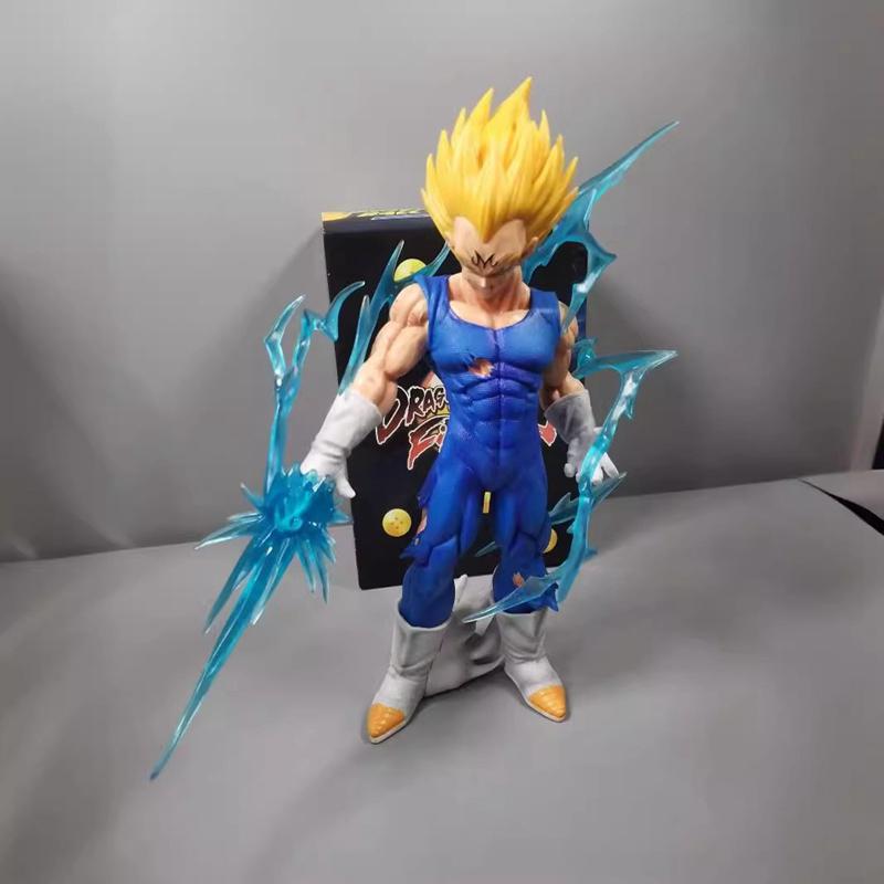 28cm Dragon Ball Z Anime Figure Majin Vegeta Action Figure GK Super Saiyan Vegeta Figurine Adult Collection Model Playthings Gifts