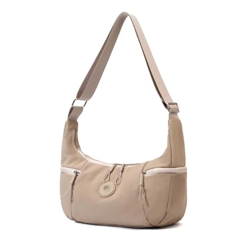 Casual Style Nylon Women'S Shoulder Bag Lightweight Soft Single Shoulder Backpack Large Capacity Tote Bag Casual Outing Shopping