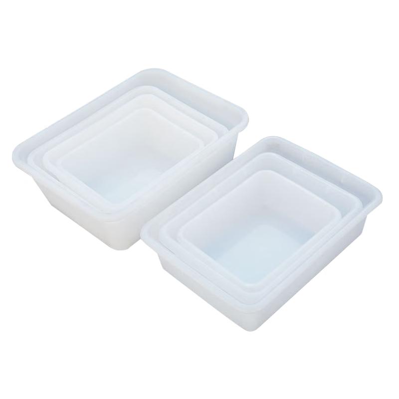Haistik Heavy-Duty Plastic Square Aquaculture Trays A3 Type, 390x310x130mm