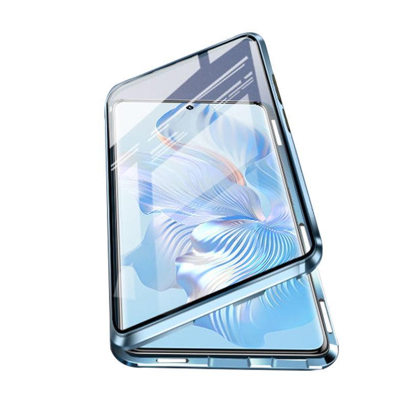 Full-Body Transparent Phone Case With Magnetic Snap-On Design Redmi Note 15 Pro Plus Dual Glass Back Lens Protection