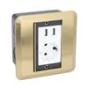 Table Connection Box Conference Room Countertop Desktop Socket Outlet Strip EU Standard 2 Hole with 