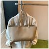 Simple and versatile bag women's large-capacity new summer casual shoulder bag textured commuter tote bag