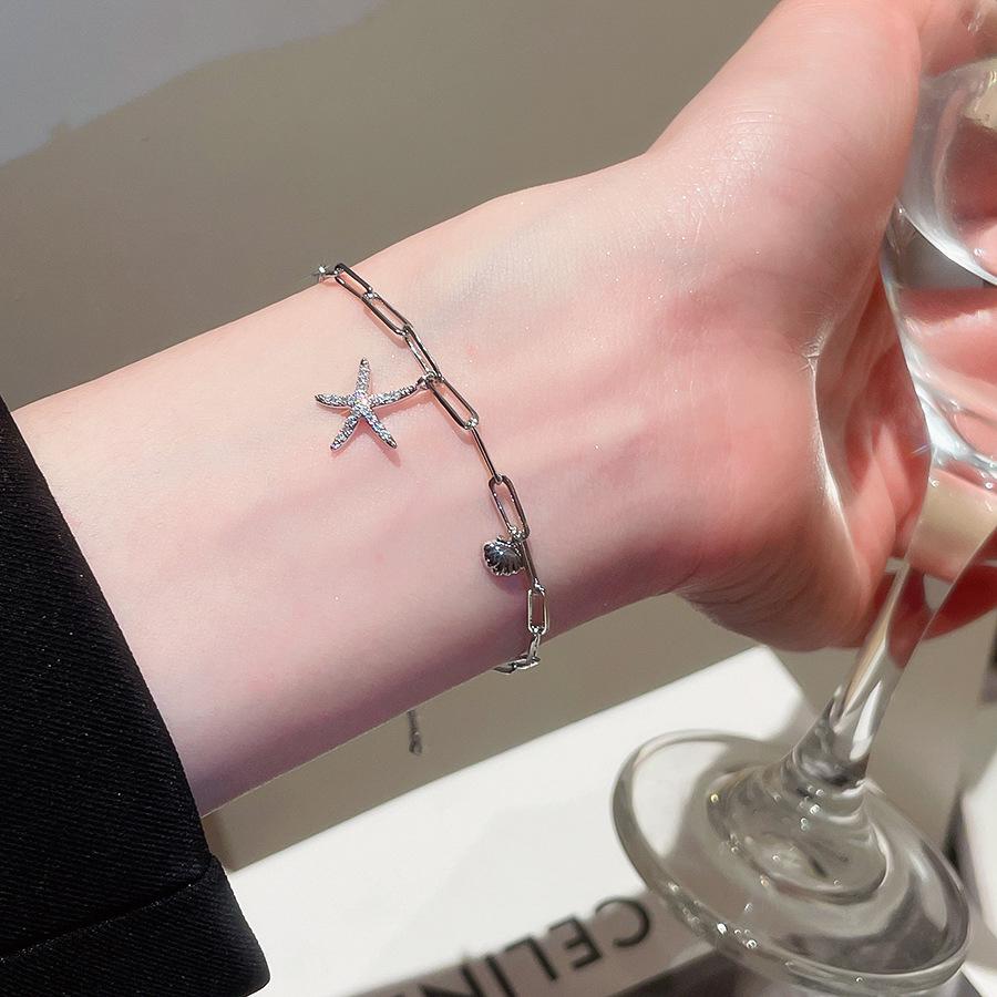 Zirkonia Sternenburst Armband im koreanischen Stil: Elegantes, luxuriöses und vielseitiges Modeaccessoire