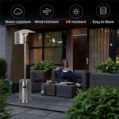 M-Modern-Patio Heater Reflector Shield, Heat Focusing Reflector For Round Natural Gas And Propane Patio Heaters Outdoor Durable