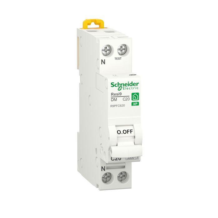 Miniaturní jistič - SCHNEIDER ELECTRIC - R9PFC620 - 1P+N - 20A - Charakteristika C