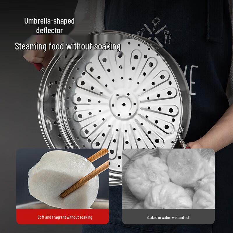 Meichu 304 Edelstahl 3-Schicht Suppendampfgarer