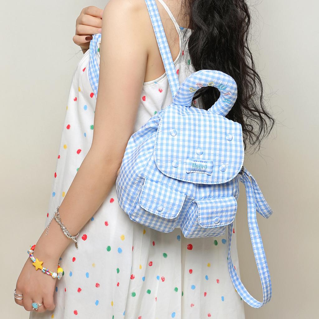 Dual-shoulder Bag, Fresh and Cute Girl's Small Backpack, Suitable for Students As Both A Handbag and A Tote Bag.
