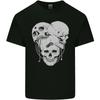 Biker Skulls Motorcycle Motorbike Chopper Kids T-Shirt Childrens