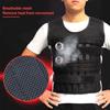 Adjustable Workout Weighted Vest,20KG Training Fitness Weighted Jacket,for Strength Endurance Running,Not Included Steel Plate