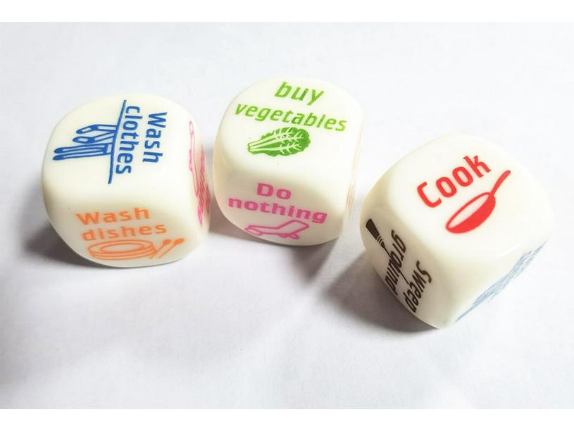 Flirty Dice: Playful Positions Game for Couples – Dice & Card Set for Teasing and Fun.