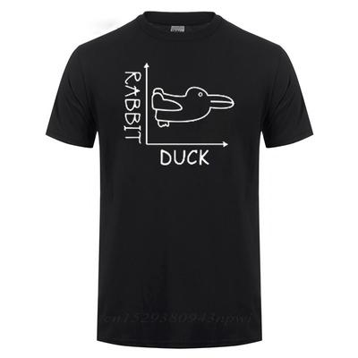 Ente Hase Lustiges Mathe T-Shirt Vatertagsgeschenk Geburtstagsgeschenk für Männer Lustiges Erwachsenen-T-Shirt