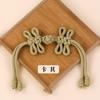 1pz Fibbia Nodo Cinese, Fibbia di Collegamento Fibbia, Bottone Stile Cinese, Cappotto di Lana, Decorazione Cappotto, Accessori da Donna