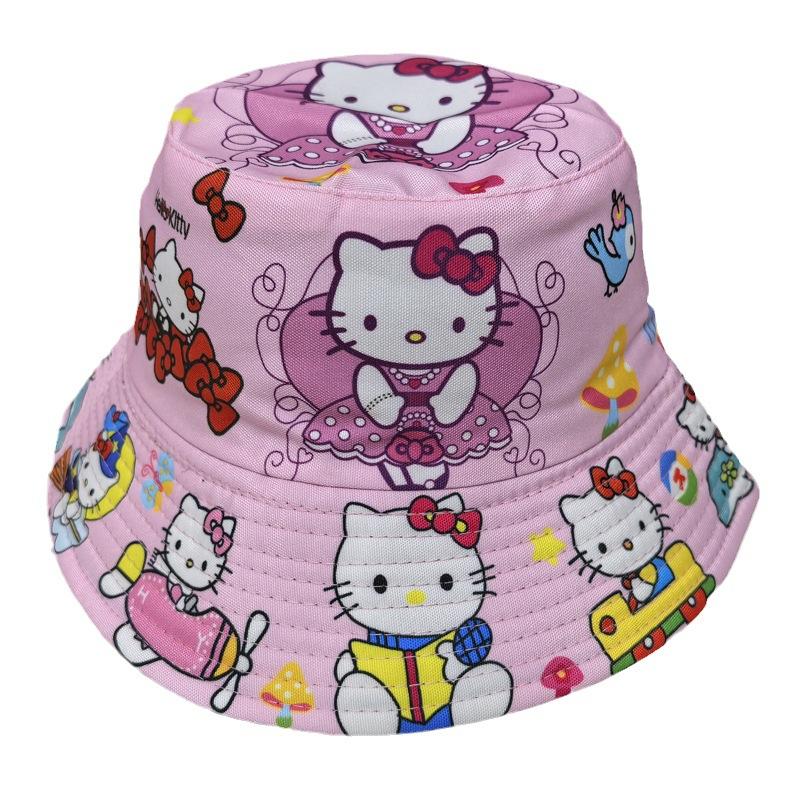 Adorable Anime Children's Fisherman Hats Bucket Hat for Women Men Lightweight Outdoor Travel Fishing Hat