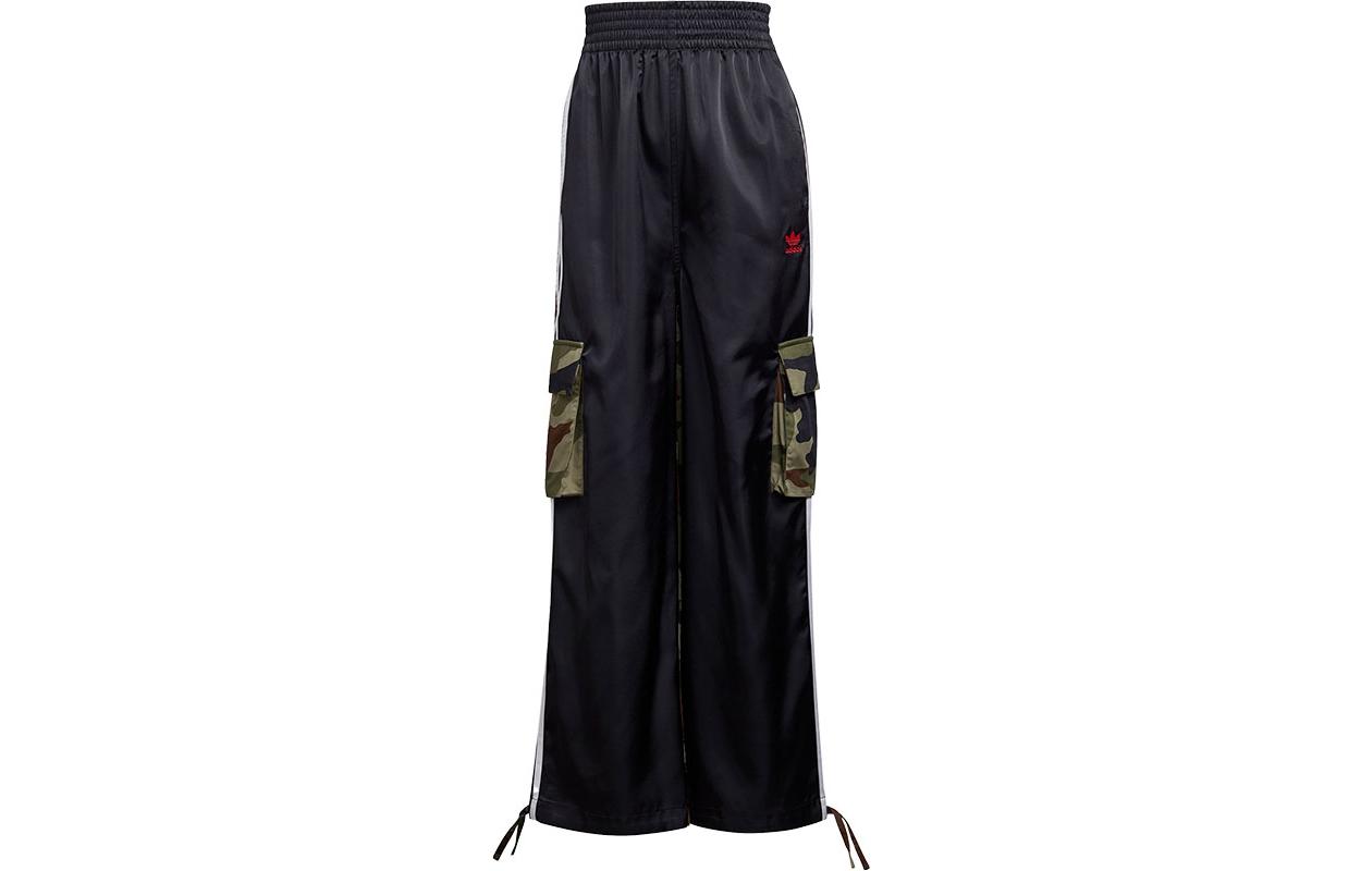 Adidas Originals Casual Pants Women s Black Moderate Wide Leg Pants H59012 S