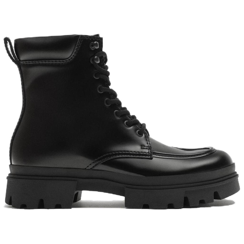 Zara Modne Eleganckie Wszechstronne Krótkie Buty Martin Męskie Czarne 12053420800