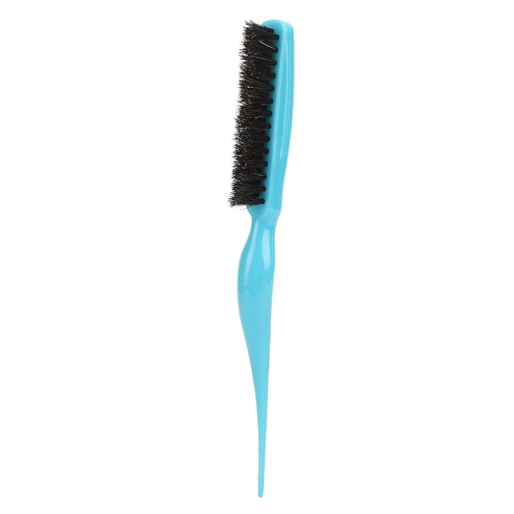 Styling Tool Nylon Bristles Hair Teasing Brush Blue Color Professional Back Combing Brush Durable Salon Teasing Brush Home Salon