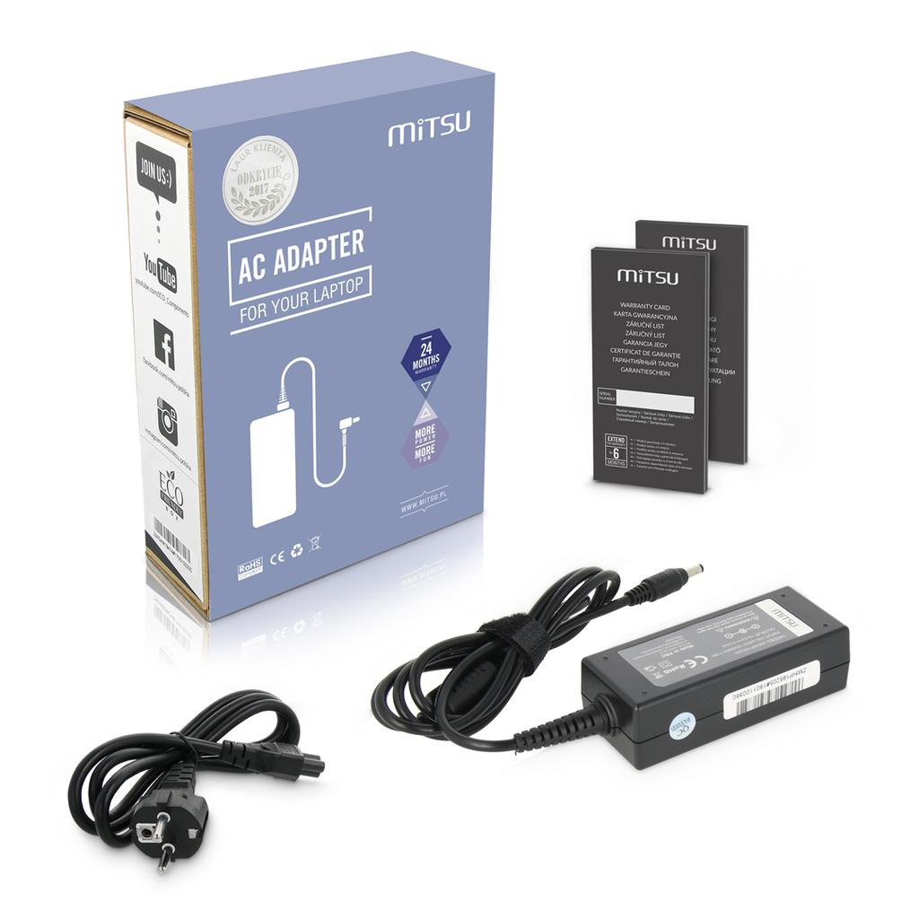 Power Supply Charger for HP 19.5v 2.05a 40W 4.0x1.7mm