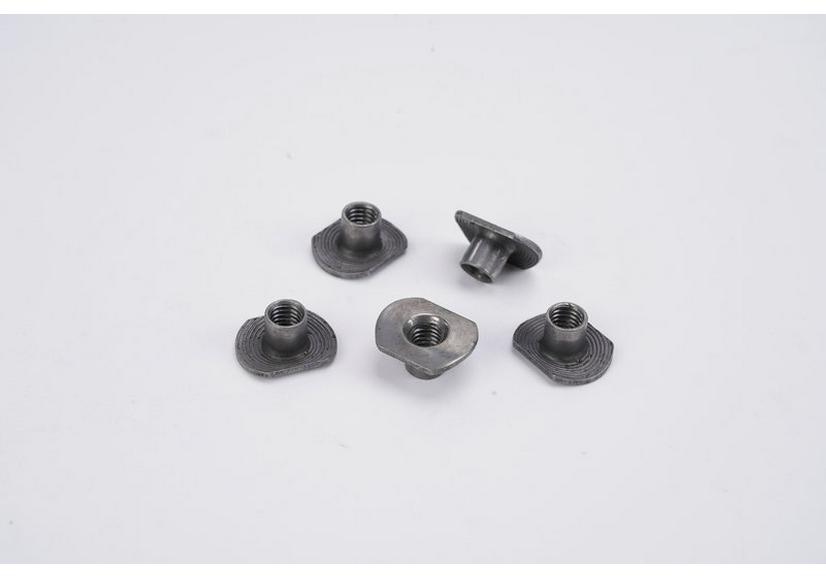 T-Type Welded Cut-Edge Nut: Antioxidant, Acid & Alkali Resistant, High Toughness, Natural Color Flange Nut for Auto Parts