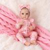 BZDOLL 45 CM Lifelike Full Vinyl Body Reborn Baby Doll 18 Inch Real-Look Design with 3D-Skin Fashion Birthday Gift for Girls