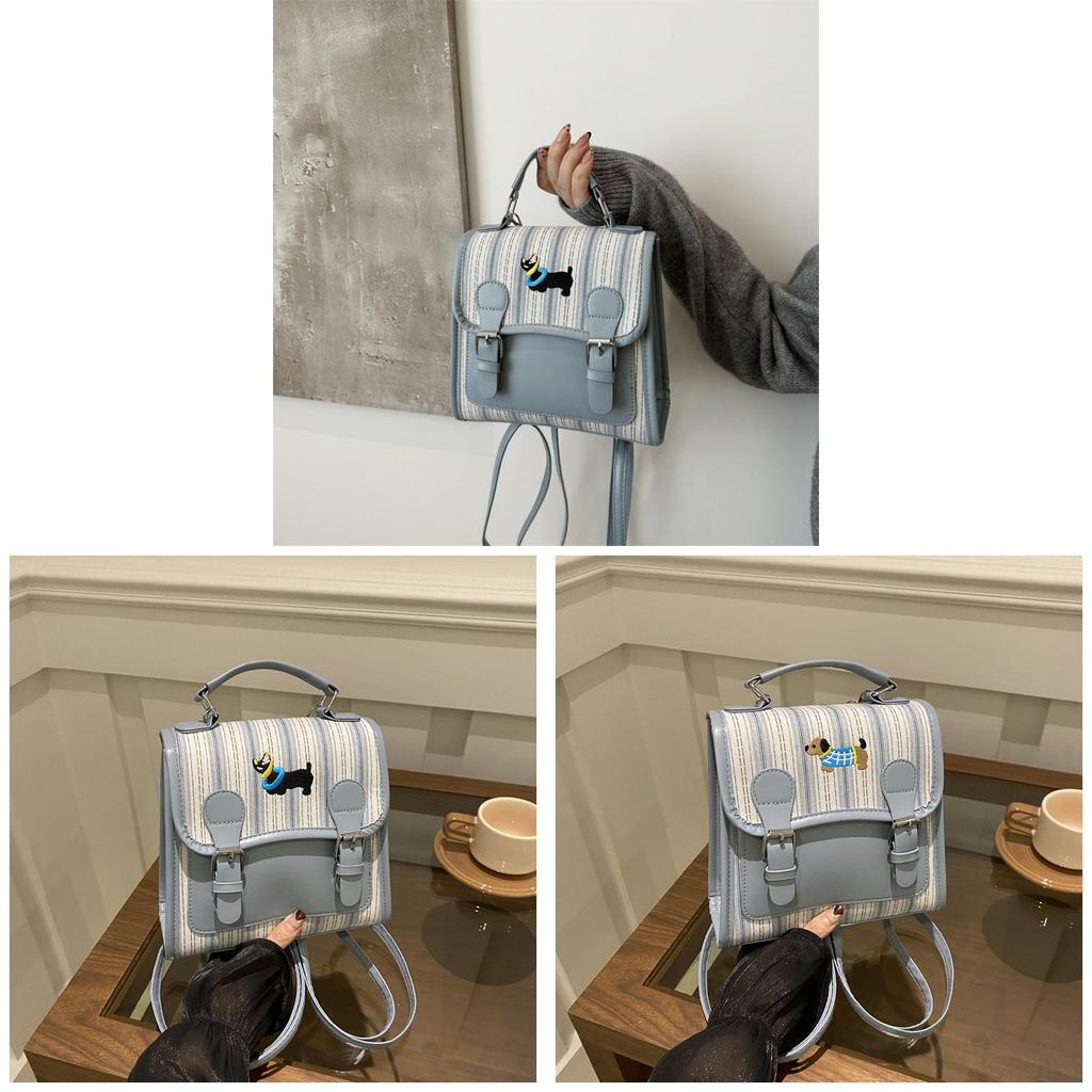 College Style Backpack With Durable Synthetic Leather For Daily Use