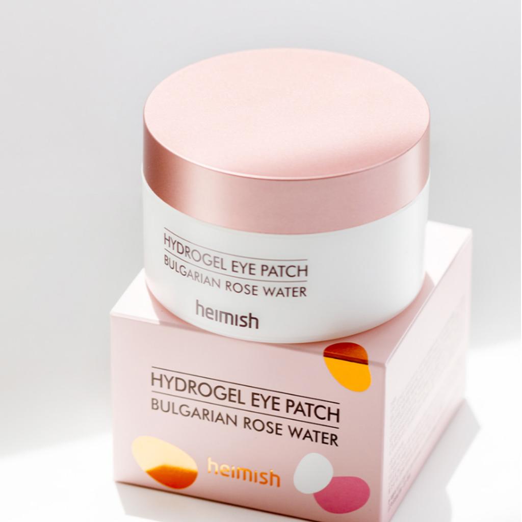 Heimish Bulgarian Rose Water Hydrogel Eye Patch (60 Patches) | Anti-Wrinkle & Brightening Eye Care