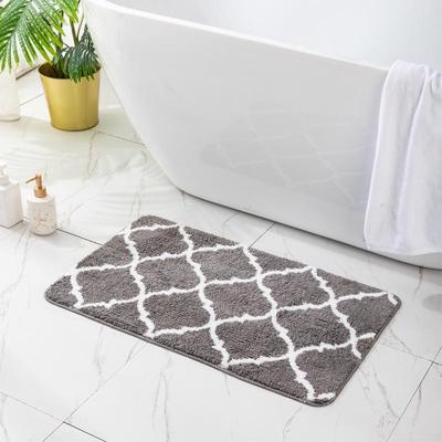 Imitation Kaschmir Saugfähige Rutschfeste Bodenmatte: Schmutzabweisender Badezimmer- und Schlafzimmerteppich