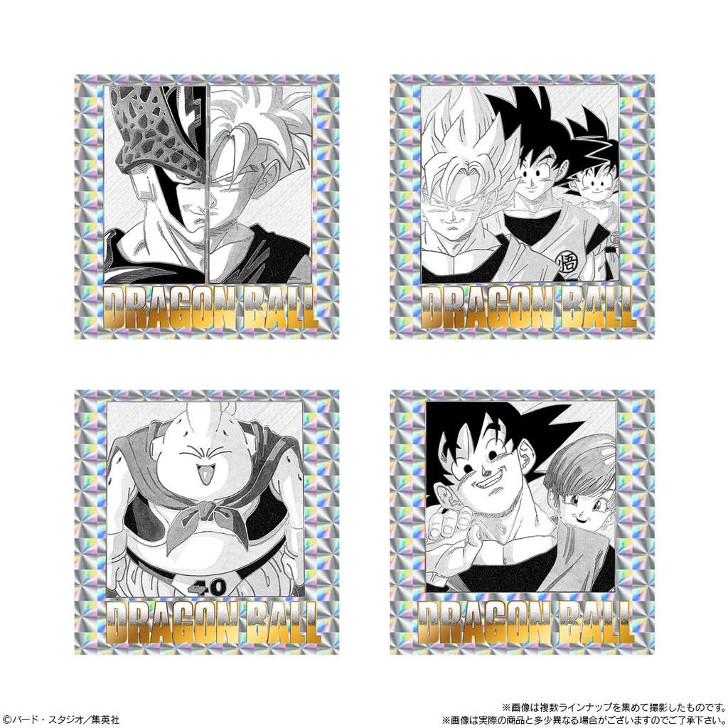 Bandai Dragon Ball 40th Anniversary Original Illustration Seal Wafers 20 Pieces Candy Toys/Wafer