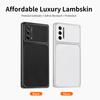 Faux Lambskin Soft Phone Case for OPPO A54 A74 A93 A93S 5G Original High Quality Leather Plated Frame Lens Protection Back Cover