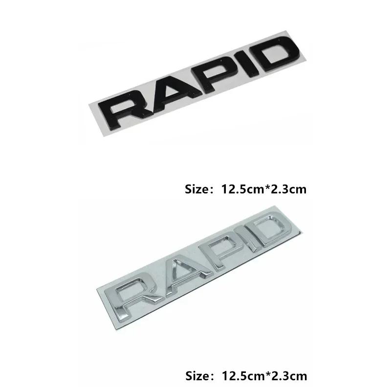 AHUQ1 Letter Stickers for SKODA 4x4 Logo Karoq Kamiq Kodiaq Superb Octavia A7 Tour Rapid Yeti Car Rear Trunk Emblem Badge Accessories