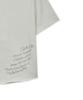Mattengkim Graffiti Round Hem Crop Top In Cream