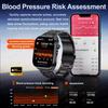 2025Nursing Level Uric Acid Blood lipids Smart Watch Men Blood Pressure ECG+PPG Clock Body Analysis Voice Call Health Smartwatch