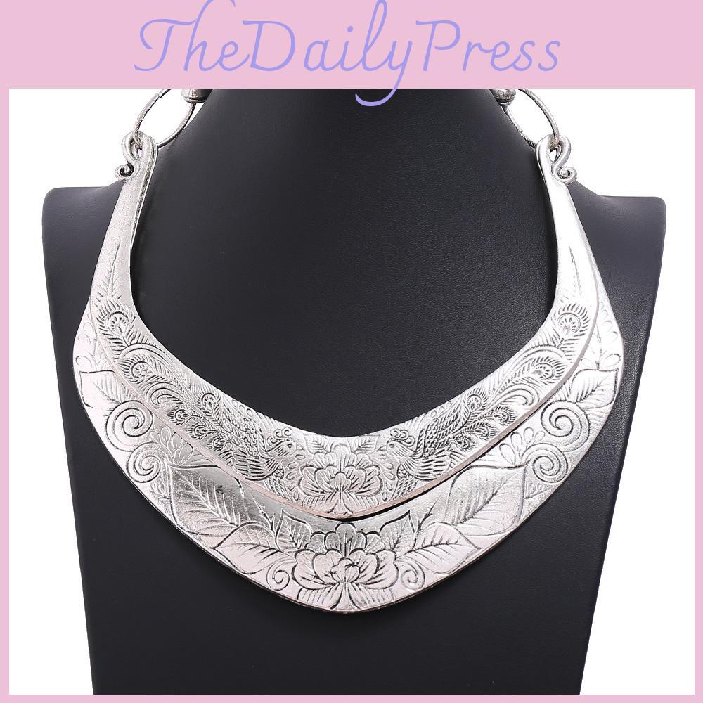 Miao Ethnic Dong Inspired Jewelry Statement Geometric Design For Events Cultural