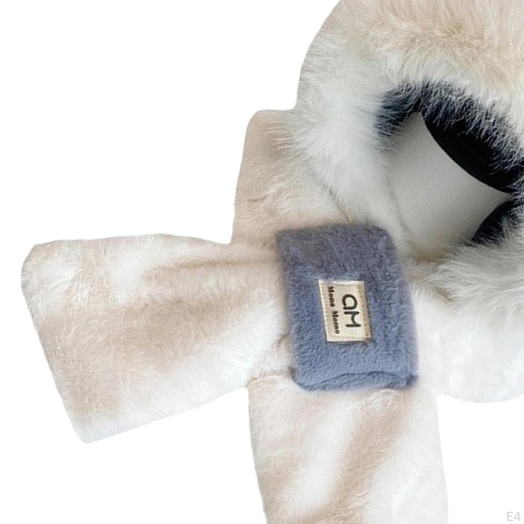 Winter Hat Scarf Adorable Beanie Headgear Windproof Comfortable Costume Hats