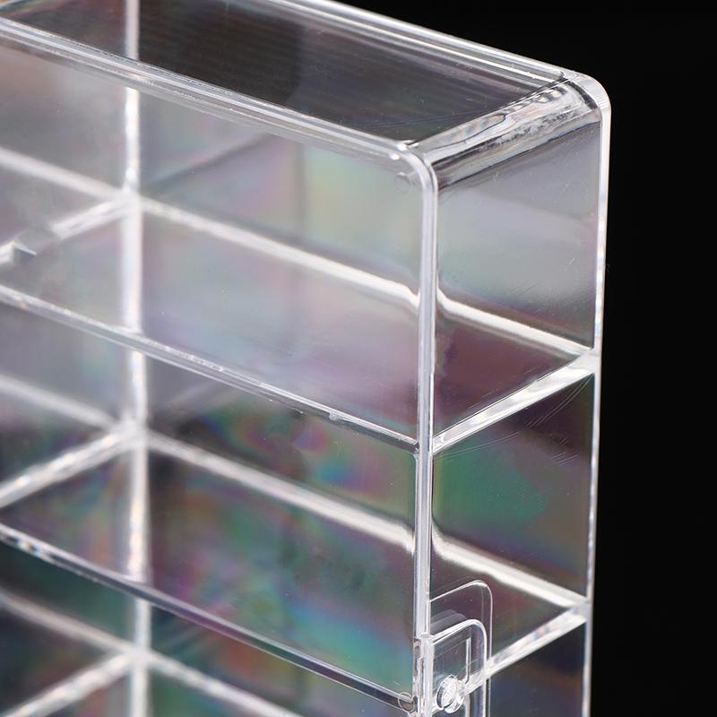 Acrylic Wheels Car Storage Box For Diecast 1/64 Storage Case Dustproof Educational Kid Boys Toys For Children Gift