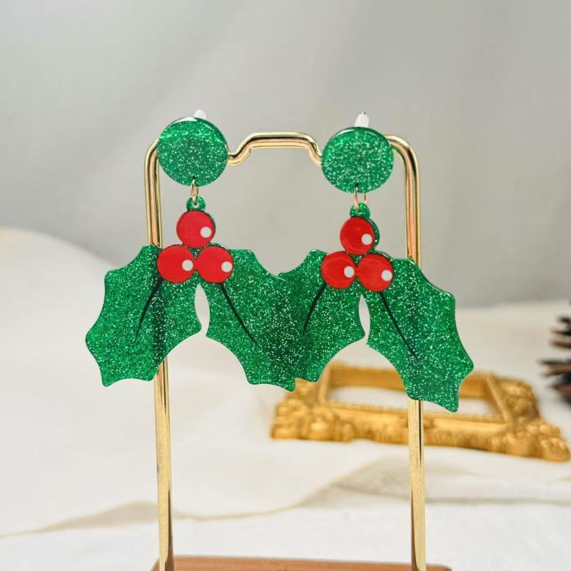 Acrylic plate wine glass earrings printed pattern personality trend classic romantic celebration wine glass earrings